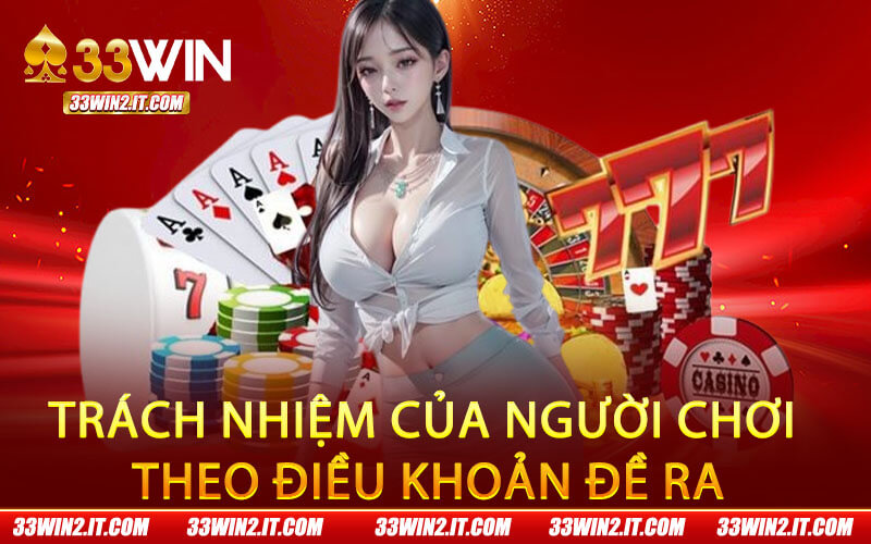 Trách nhiệm của người chơi theo điều khoản đề ra